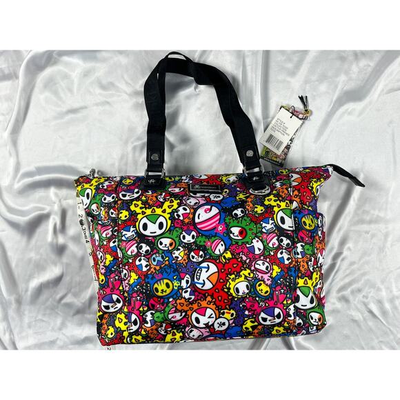 Tokidoki Cactus Friends Zipper Tote Shoulder Bag Purse Bastardino Sandy Rainbow - Picture 2 of 13